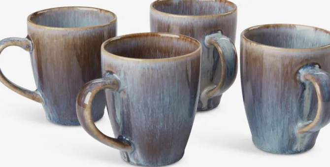 Krus HENNING 20cl Ø7xH9cm grå