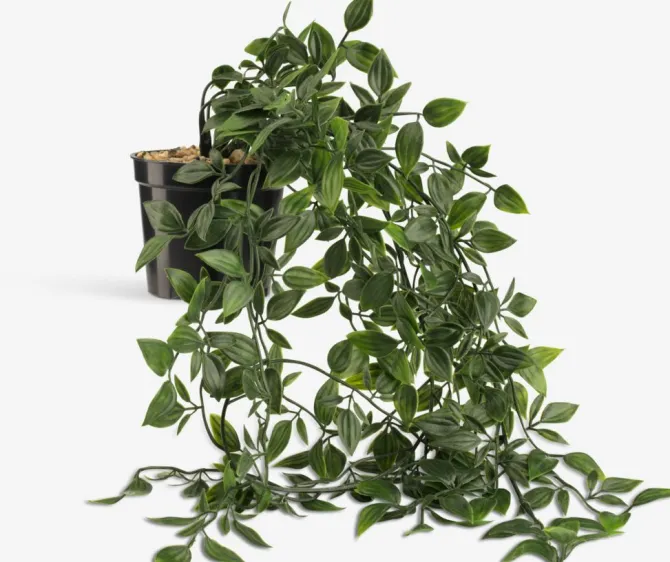 Kunstig plante OLIVER t/ophæng m/potte
