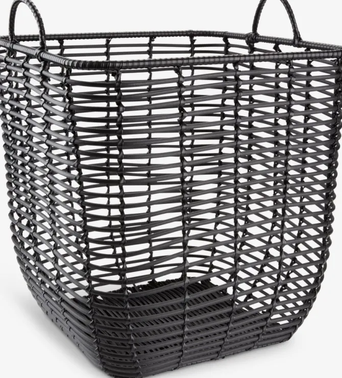 Kurv BERGE B37xL37xH39cm sort