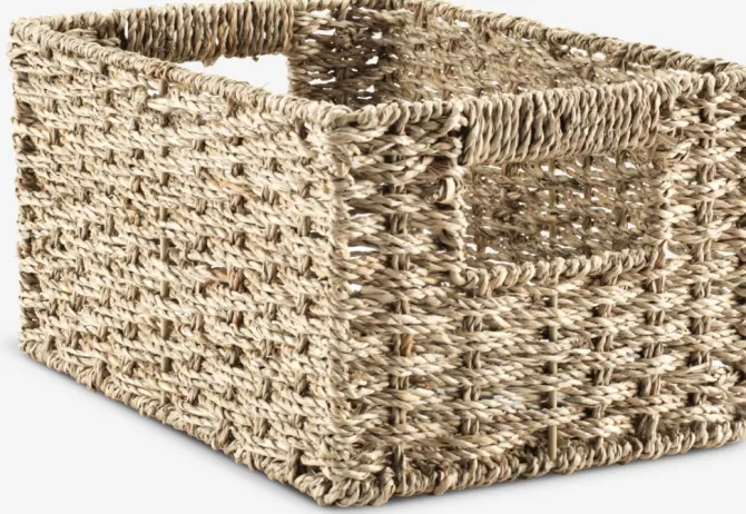 Kurv EIRIK B20xL30xH15cm søgræs