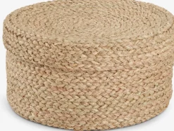 Kurv FRITLEV Ø29xH15cm m/låg natur