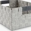 Kurv HALVDAN B25xL33xH15cm grå