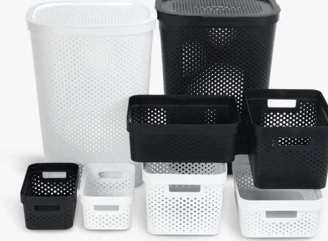Kurv INFINITY 11L plast sort