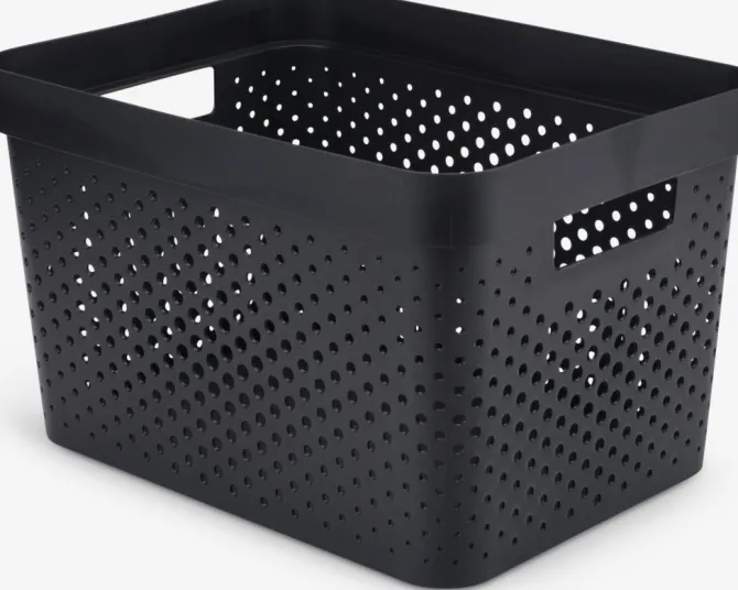 Kurv INFINITY 17L plast sort