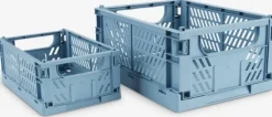 Kurv MILAS B16xL25xH10cm foldbar blå