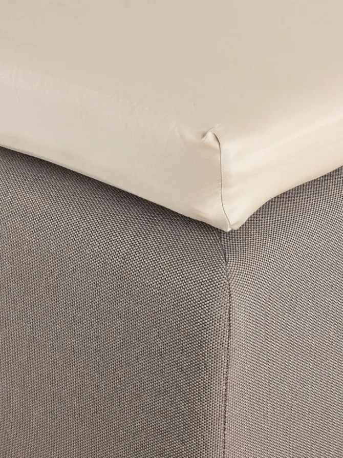 Kuvertlagen satin ELIN 90x200x6-10 beige
