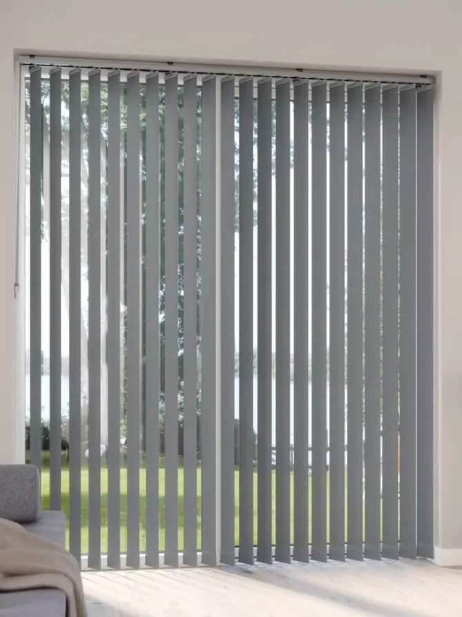 Lamelgardin mørklægning FERAGEN 100x250cm grå