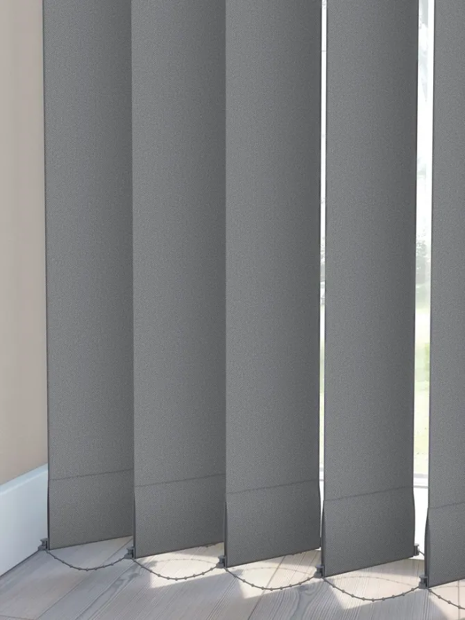 Lamelgardin mørklægning FERAGEN 100x250cm grå