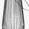 Lanterne MELIAS Ø24xH46cm sort