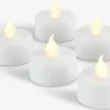 LED fyrfadslys MORGAN m/timer 6 stk/pk
