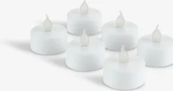 LED fyrfadslys MORGAN m/timer 6 stk/pk