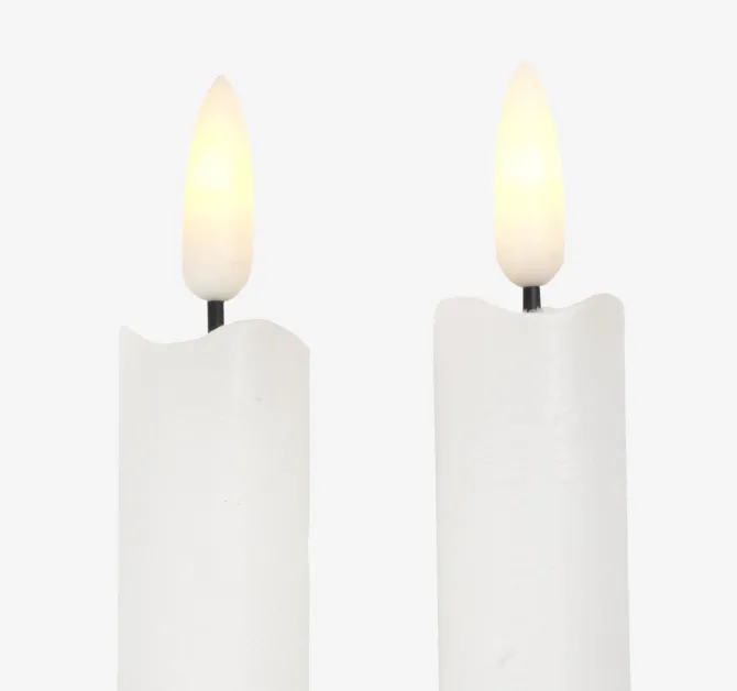 LED kronelys ESBEN H25cm 2 stk/pk
