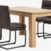 LINTRUP L140 bord + 4 ULSTRUP stole antracitgrå