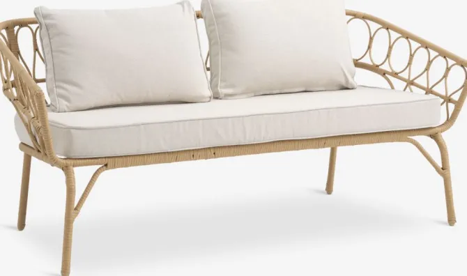 Loungesofa JENNUM 2.5-pers. natur