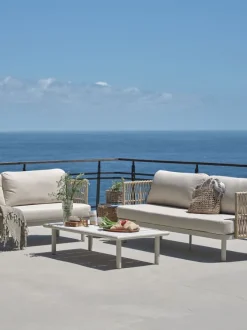 Loungesæt EJLBY 5-pers. beige