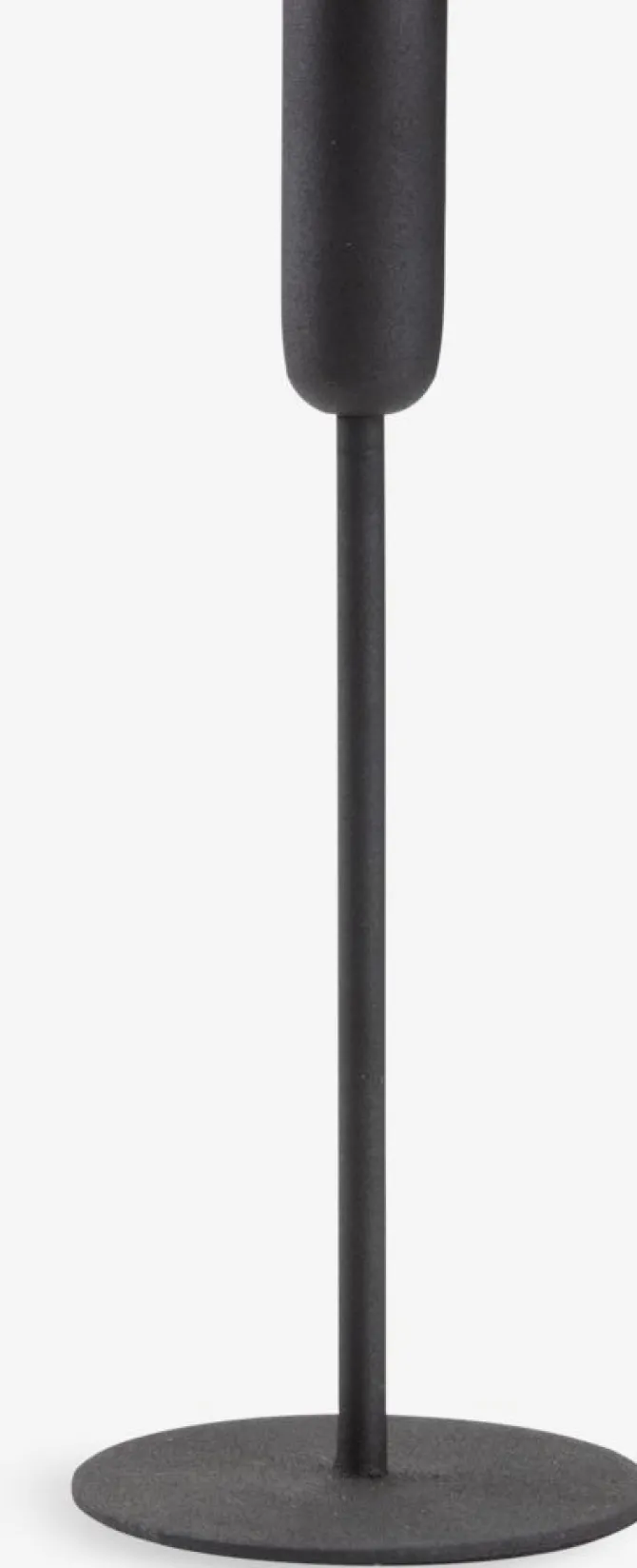 Lysestage OLAV Ø9xH24cm sort
