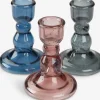 Lysestage TORLEK Ø7xH9cm assorteret
