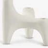 Lysestage VIGNIR B13xL16xH15cm råhvid