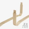 Meder 90cm birk 2 stk