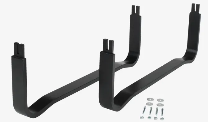 Meder 90cm sort 2 stk