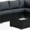 Modul loungesæt EG 6-pers. sort