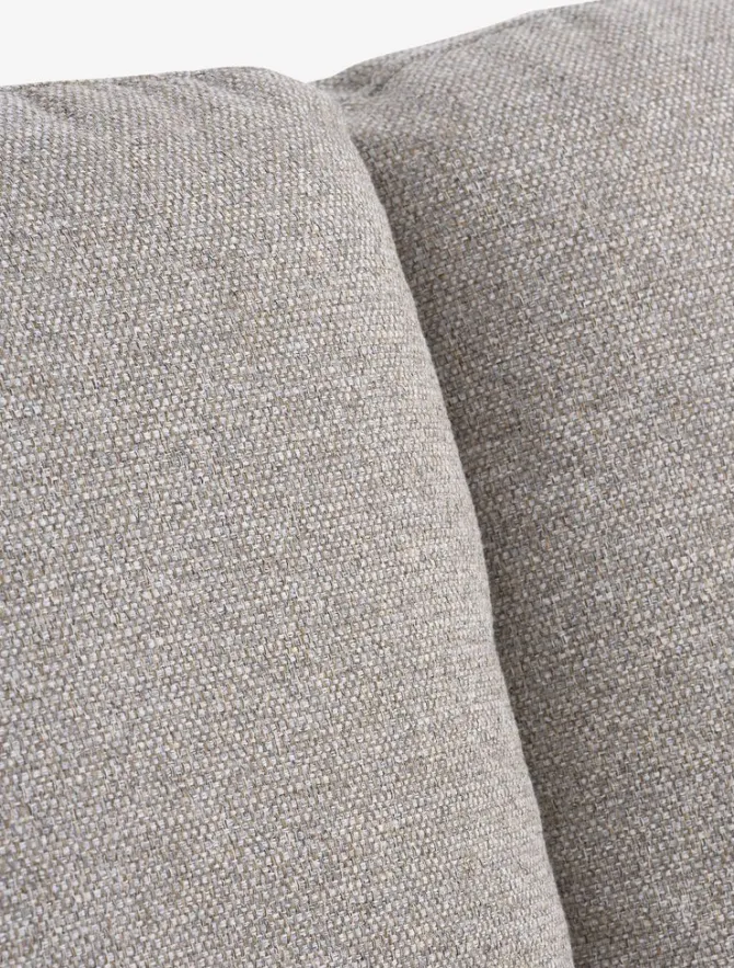Modulsofa LUNDBY chaiselong sandfarvet stof