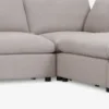 Modulsofa LUNDBY open-end sandfarvet stof