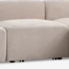 Modulsofa SKEJBY chaiselong sandfarvet stof