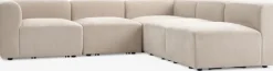 Modulsofa SKEJBY open-end sandfarvet stof
