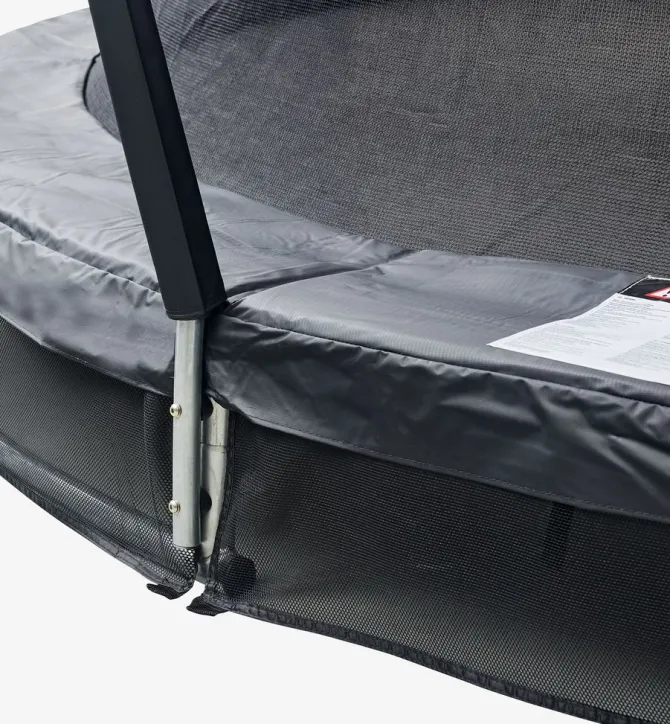 Nedgravet trampolin FALK Ø396 m/net sort