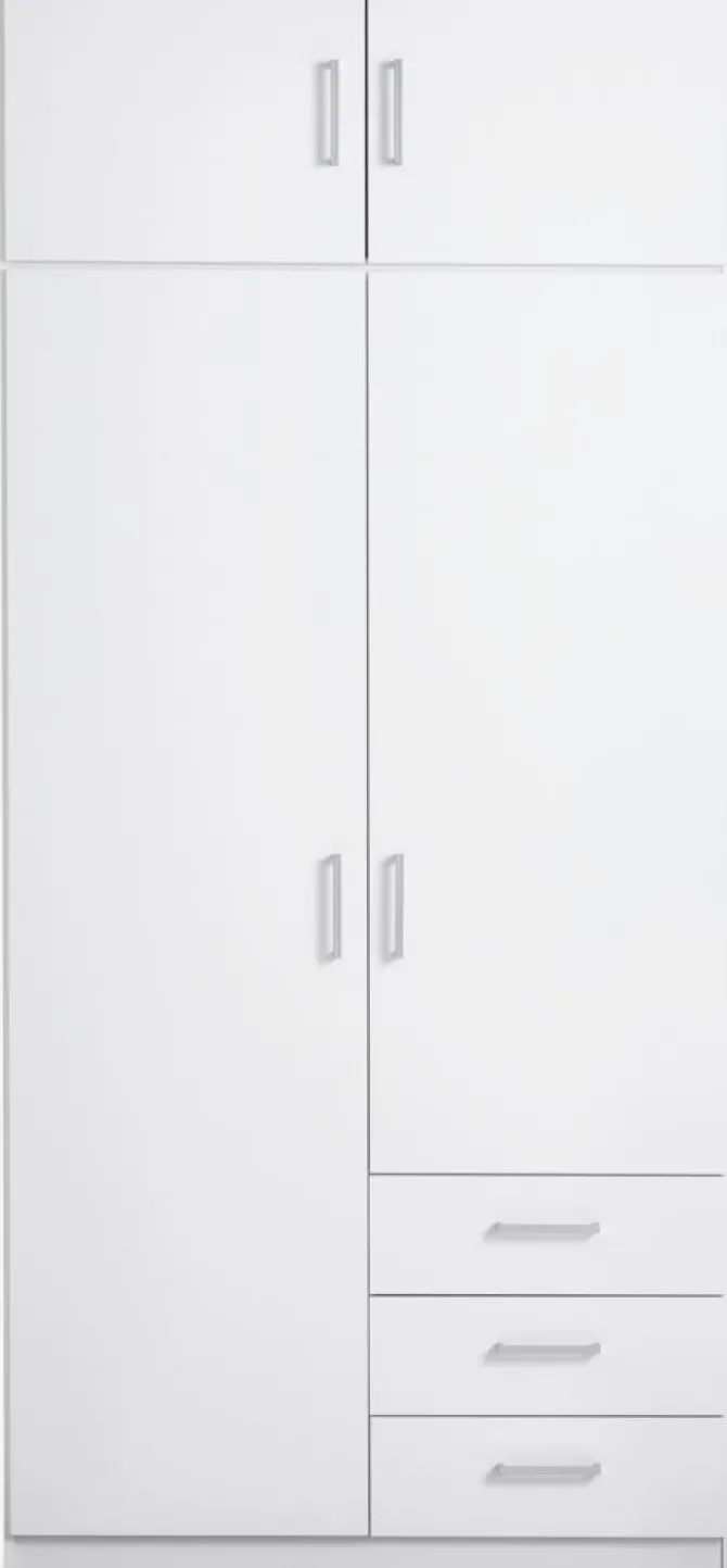 Overskab FANDRUP 97x41 2 låger hvid