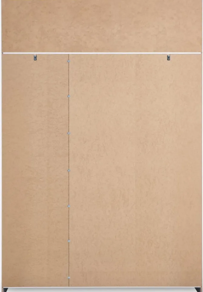 Overskab FANDRUP 145x41 3 låger hvid