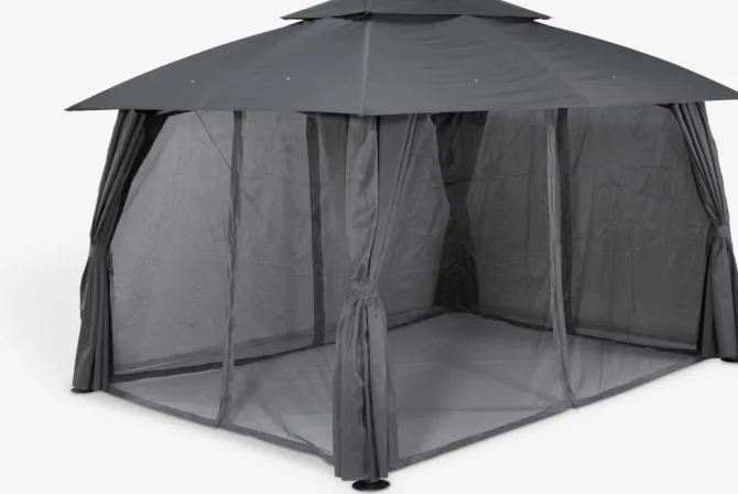 Pavillon SANKT HANS B3xL4xH2.65m grå