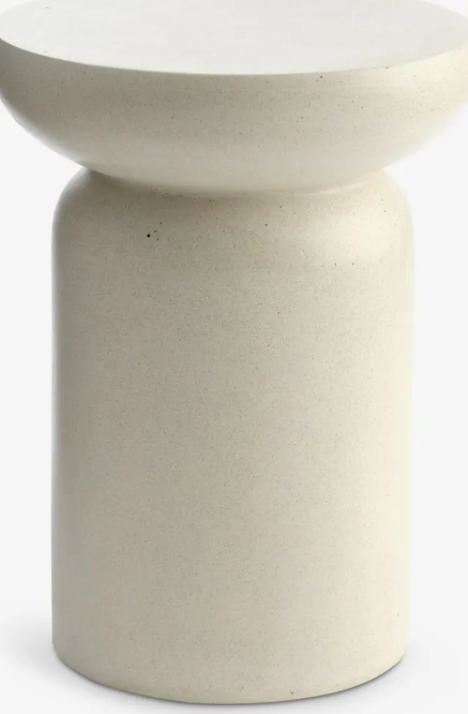 Piedestal LYDUM Ø34 grå/beige fiberstone