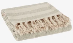 Plaid AMASONLILJE 130x170 grøn/beige
