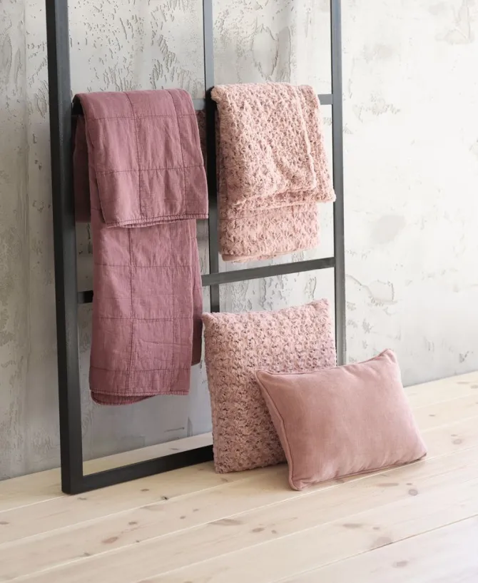 Plaid KONGSSPIR 140x200 rosa