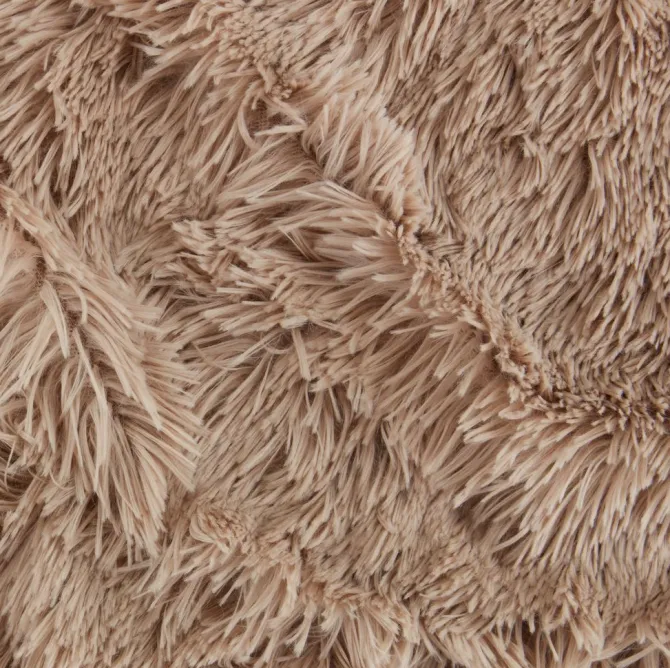 Plaid MYRFIOL 135x195 taupe