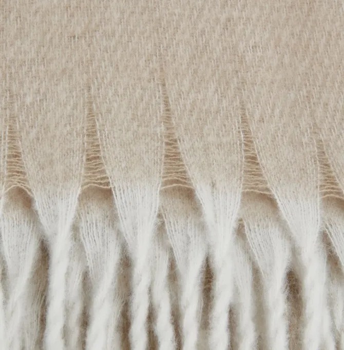 Plaid TUSENFRYD 130x180 beige