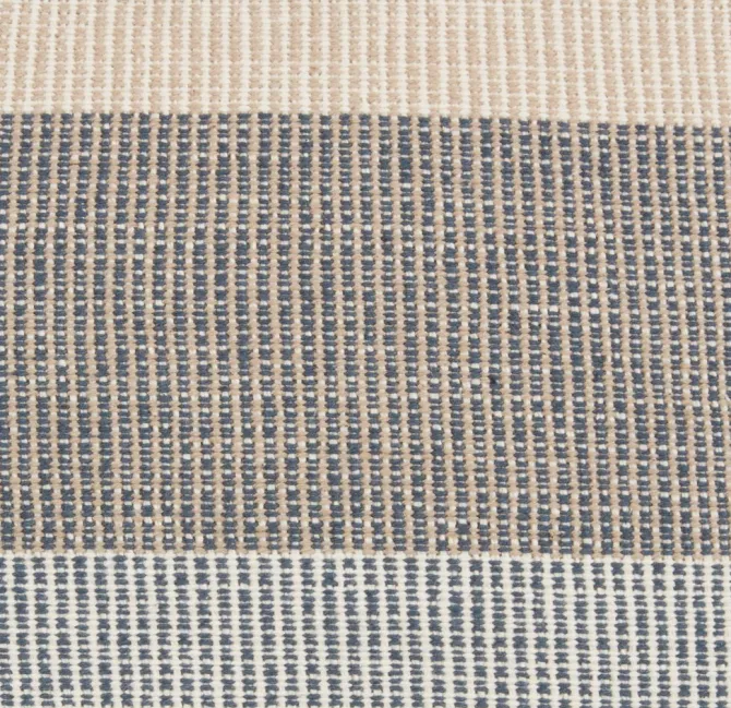 Pyntepude BERGFLETTE 45x45 beige/blå