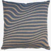 Pyntepude SYLARVE 45x45 blå/beige
