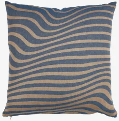 Pyntepude SYLARVE 45x45 blå/beige