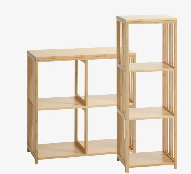 Reol BALLUM 3 hylder bambus