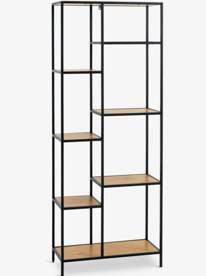 Reol TRAPPEDAL 7 hylder eg/sort
