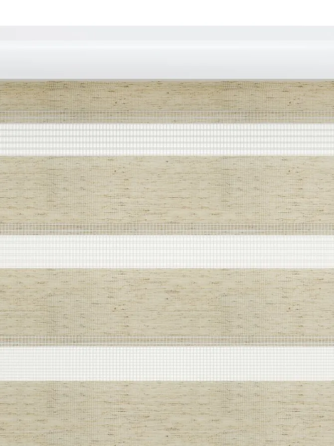 Rullegardin Duo ALSTEN 60x180cm m/kassetter natur
