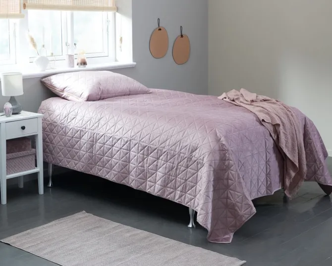 Rygpude ENGBLOMME 60x90 rosa