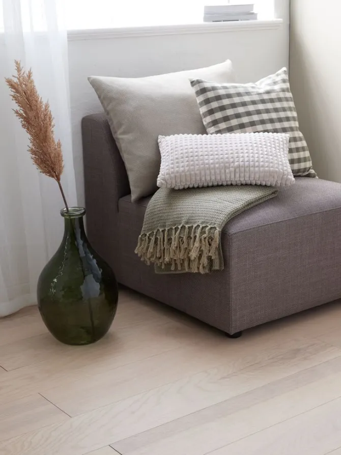 Rygpude LILJE 50x70 beige