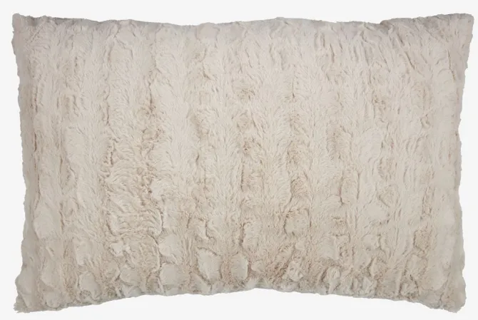 Rygpude MYGGBLOM 50x70 beige
