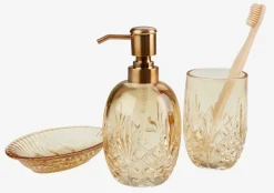 Sæbedispenser EDSVALLA genanvendt glas gul