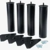 Sengeben Ø5xH20cm sort 4 stk