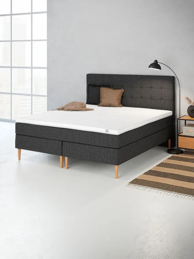 Sengegavl 180x125 DUNLOPILLO Grå-54